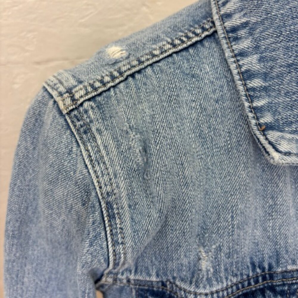 Lucky Brand Tomboy Trucker Jean Jacket, Small Petite - Picture 5 of 7